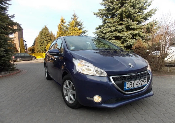 Peugeot 208 cena 28500 przebieg: 84200, rok produkcji 2014 z Jarosław małe 232